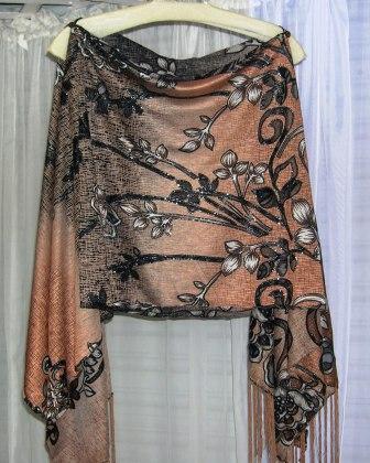 KOKOMO UNLIMITED SCROLL FLOWER 7-WAY SCARF